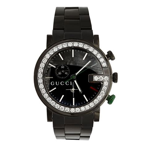 buy mens gucci watches|men's gucci watch diamond bezel.